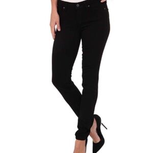 Paige Womens 27 Jeans Skyline Skinny Black Pants Slim Career Work Stretch Denim